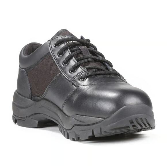 Galls Duty Boot Athletic Oxford Low Top Shoes Leather Black Mens Size US 7M NWT - Picture 1 of 11